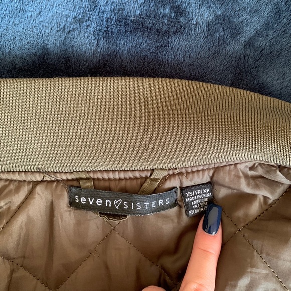 Olive Green Bomber Jacket - Picture 5 of 5